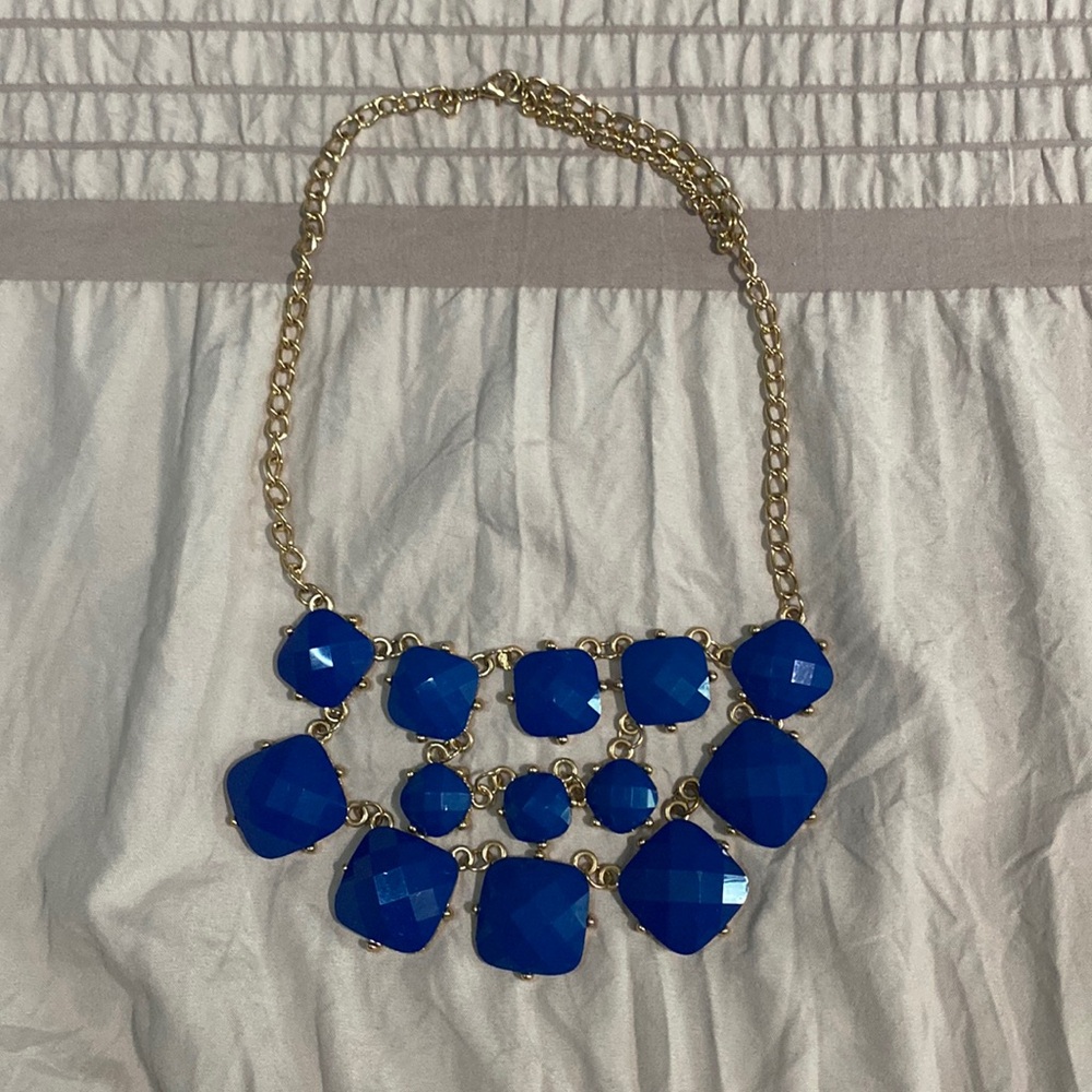 Royal blue necklace